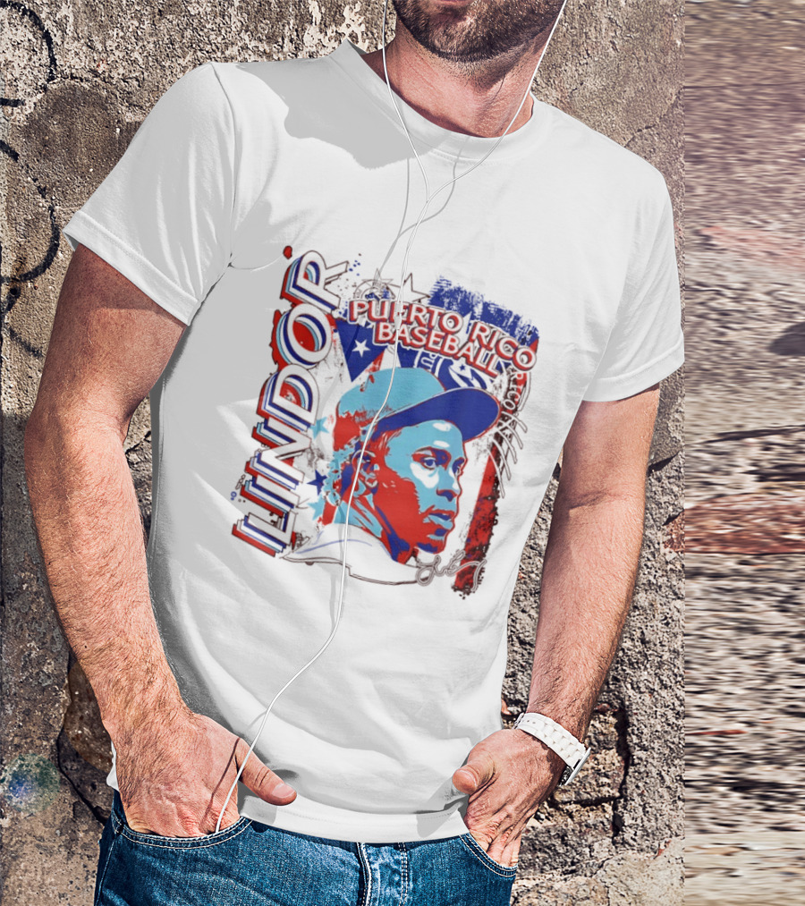 Francisco Lindor Puerto Rico Baseball MLB Player T-Shirt