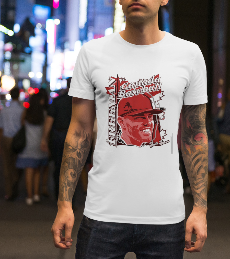 Freddie Freeman Canada Baseball MLB T-Shirt