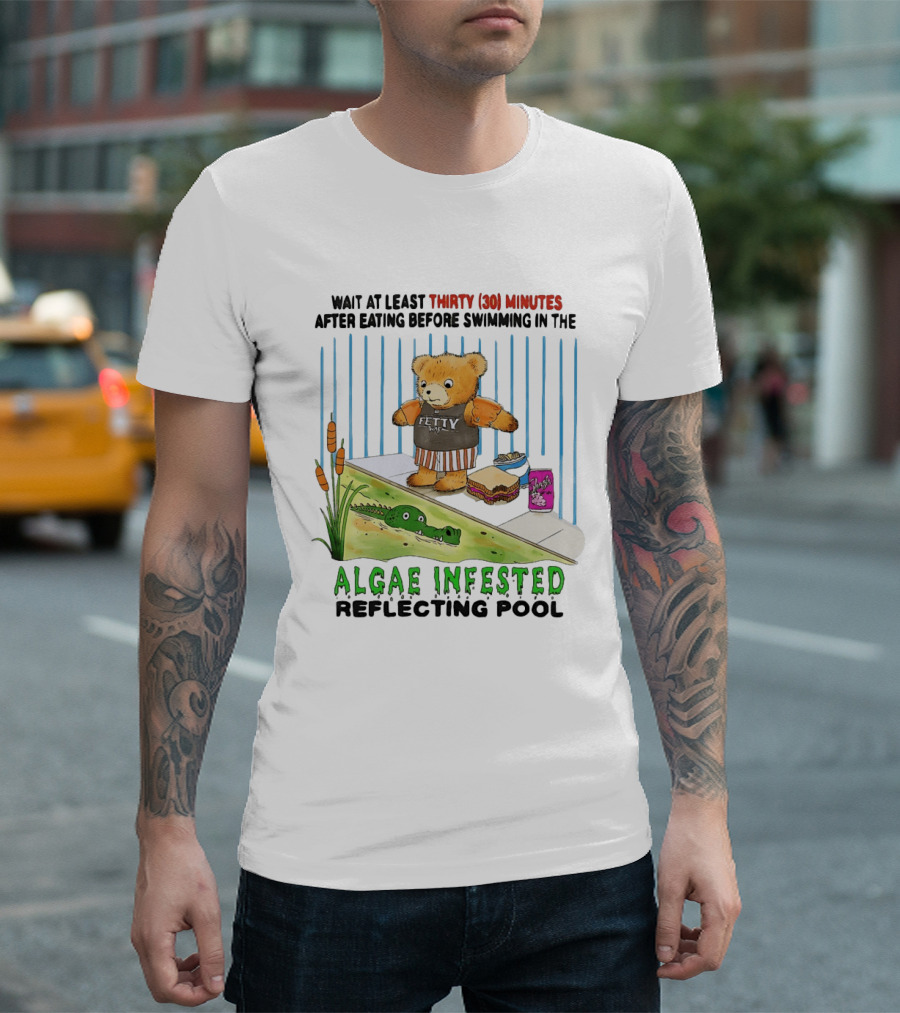Wait Thirty 30 Minutes Before Swimming In The Algae Infested Reflecting Pool T-Shirt