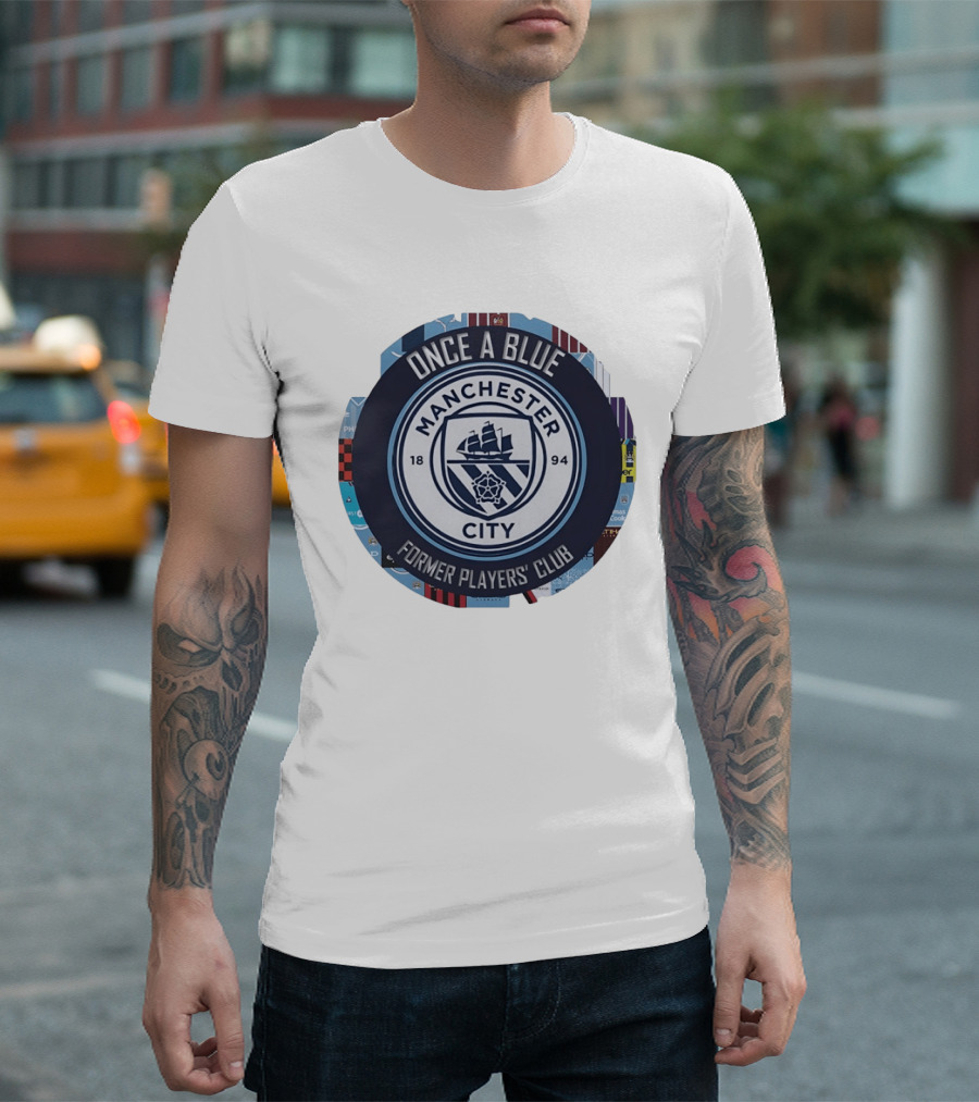 Once A Blue Manchester City Former Players Club 1894 T-Shirt