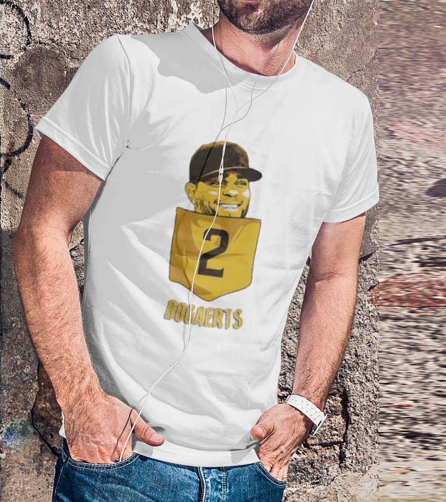 Xander Bogaerts 2 San Diego Padres Baseball MLB Pocket T-Shirt