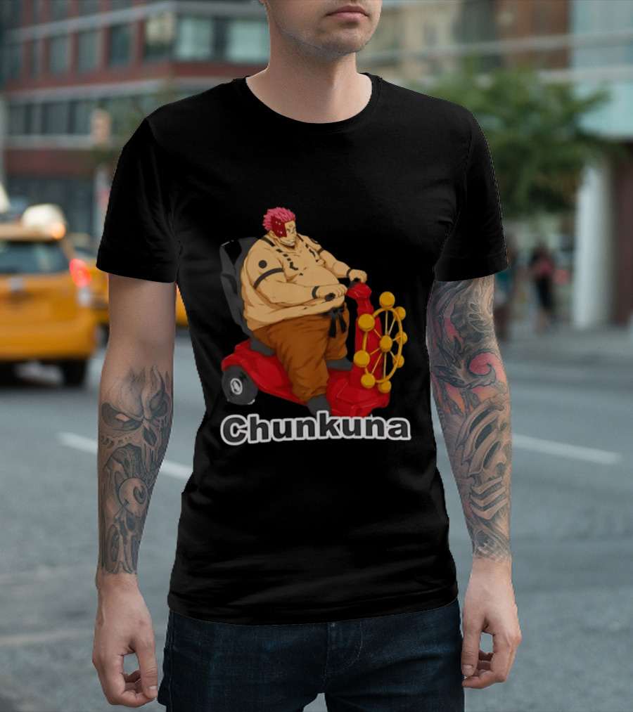 Chunkuna Jujutsu Kaisen Sukuna Parody Anime Manga T-Shirt
