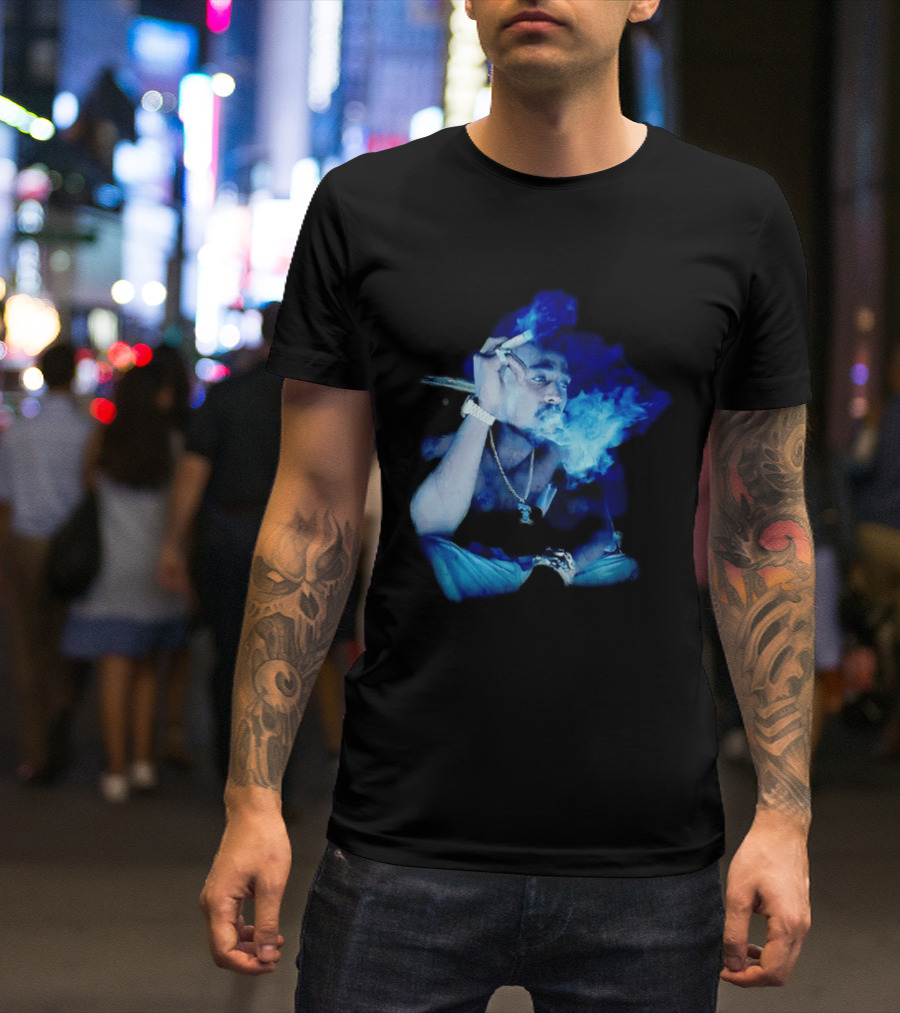 Janet Jackson Thug Life Smoking 2Pac T-Shirt