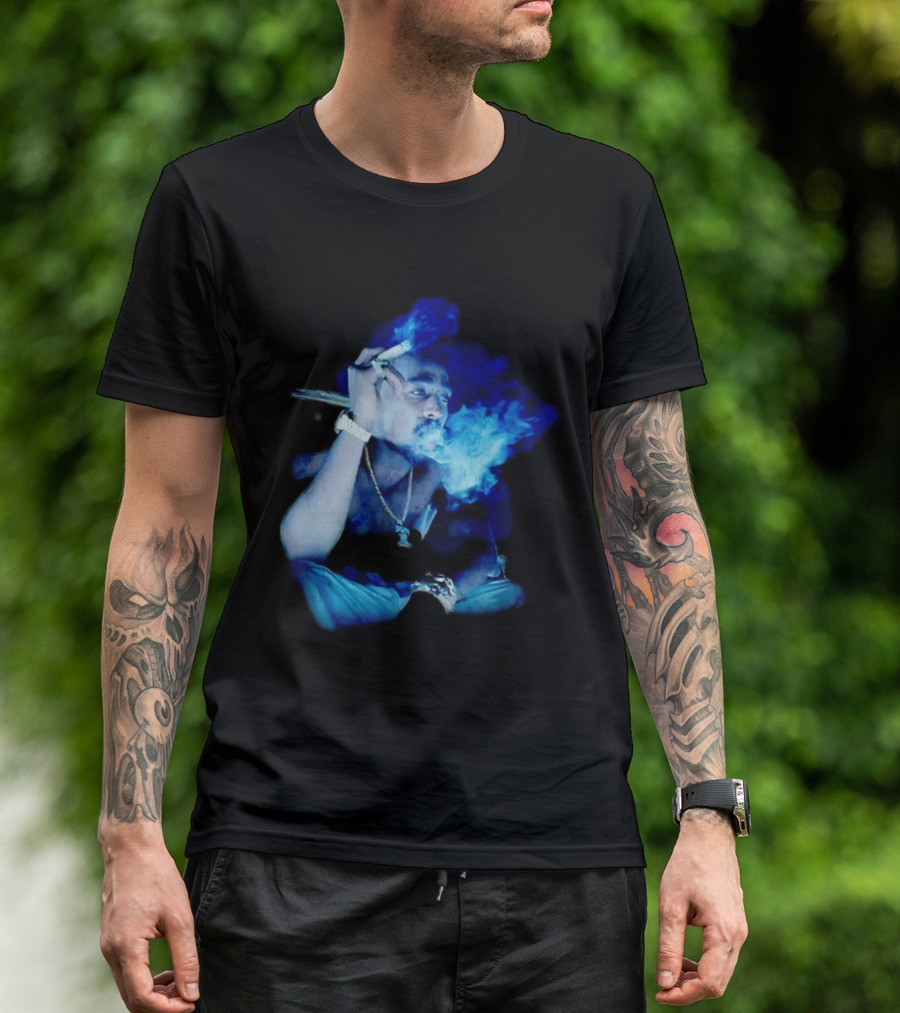 Janet Jackson Thug Life Smoking 2Pac T-Shirt