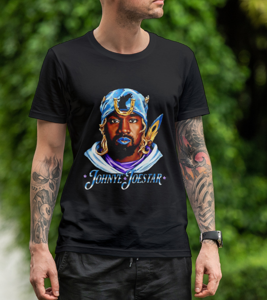Kanye West Johnye Joestar JoJo's Bizarre Adventure Mashup T-Shirt