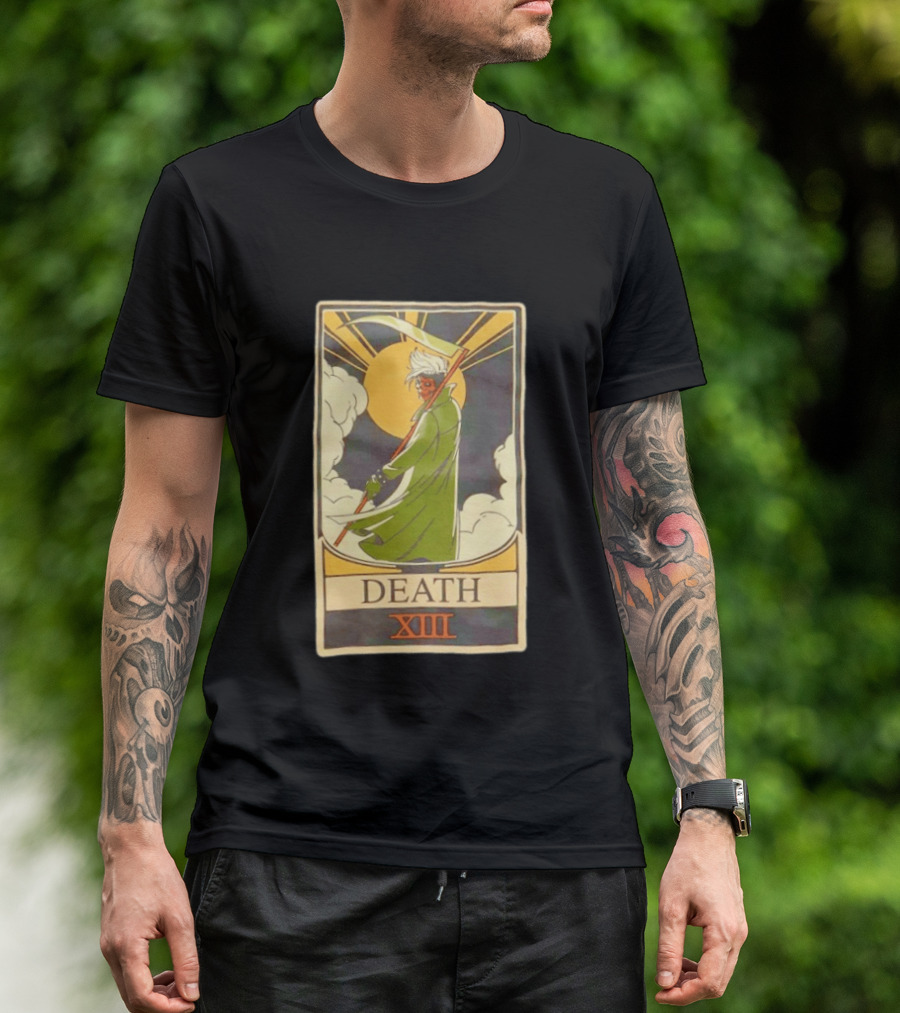 Marvel X Men '97 Gambit Tarot Card Death XIII T-Shirt
