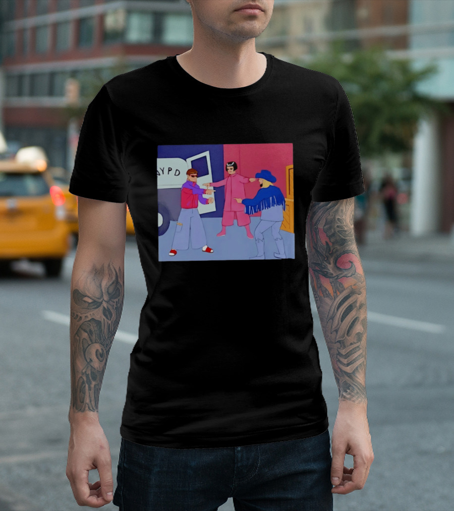 Oliver Tree NYPD Spider Man Pointing Meme T-Shirt