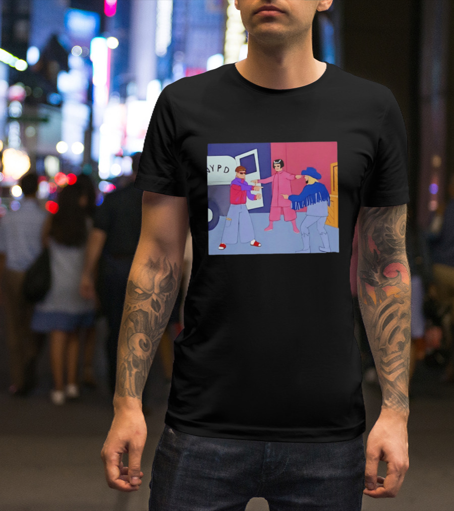 Oliver Tree NYPD Spider Man Pointing Meme T-Shirt