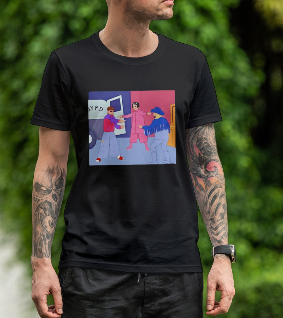 Oliver Tree NYPD Spider Man Pointing Meme T-Shirt