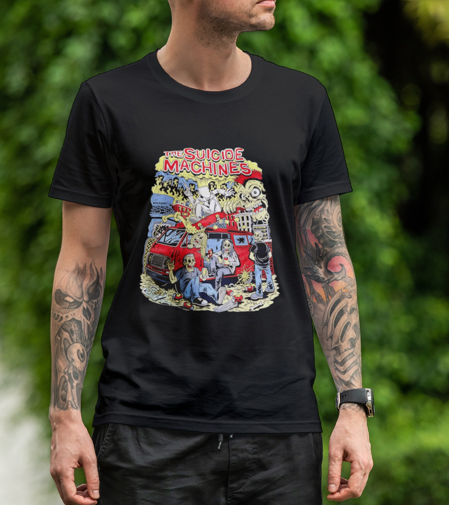 The Suicide Machines Punk Rock Zombie Van Frenzy T-Shirt