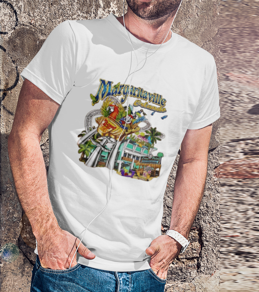 Margaritaville Orlando Volcano Blow It's 5 O' Somewhere T-Shirt