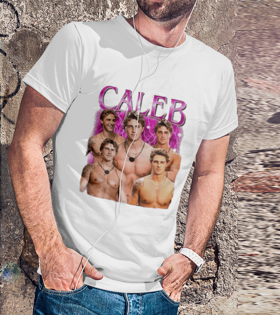 Caleb Love Island USA Reality TV Collage T-Shirt