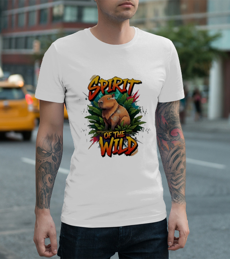 Spirit Of The Wild Capybara Nature Adventure T-Shirt