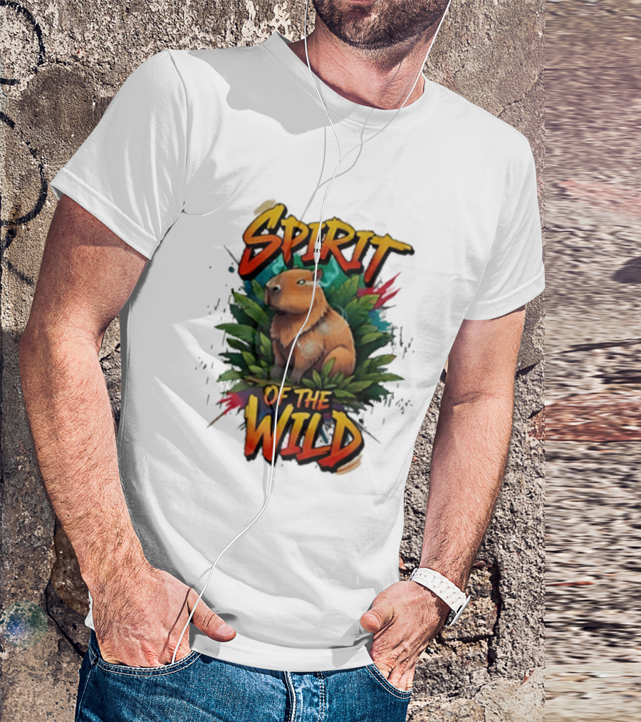 Spirit Of The Wild Capybara Nature Adventure T-Shirt