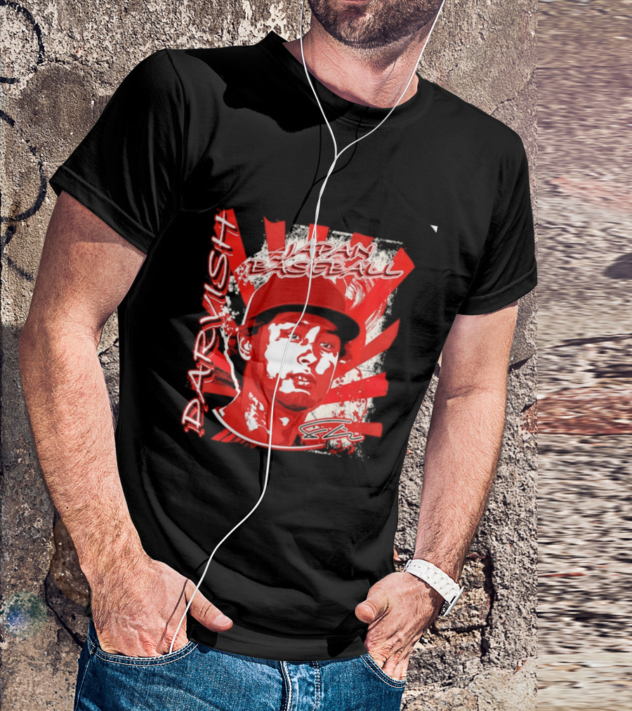Darvish Japan Baseball MLB International Player Iconic Red T-Shirt
