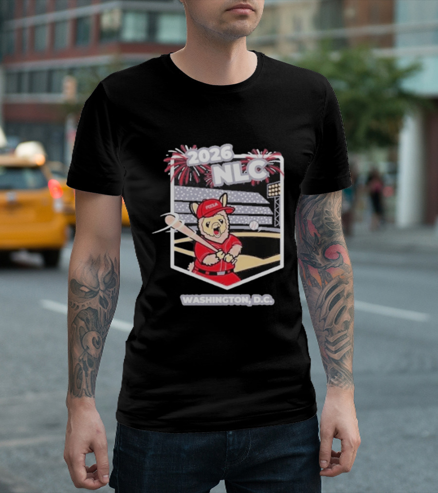 2026 NLC Baseball Llama Stadium Washington DC T-Shirt