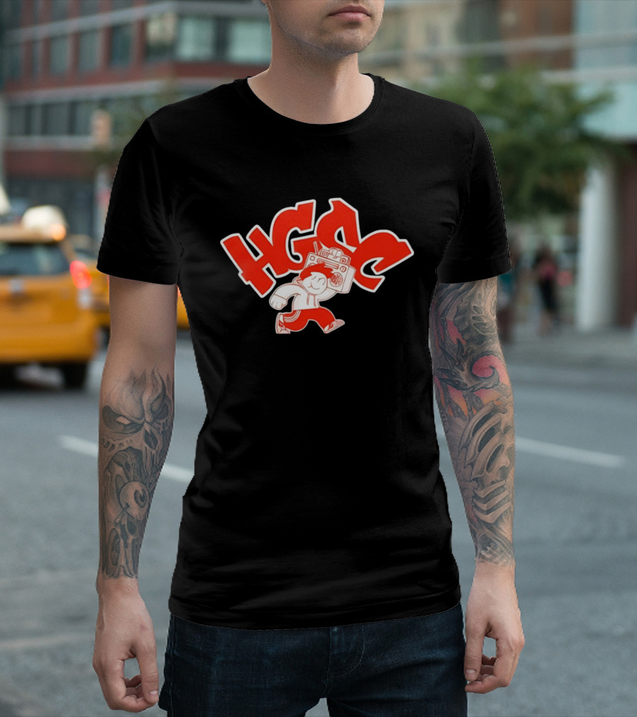 HGSC Hip Hop Boombox Radio 80s Music T-Shirt