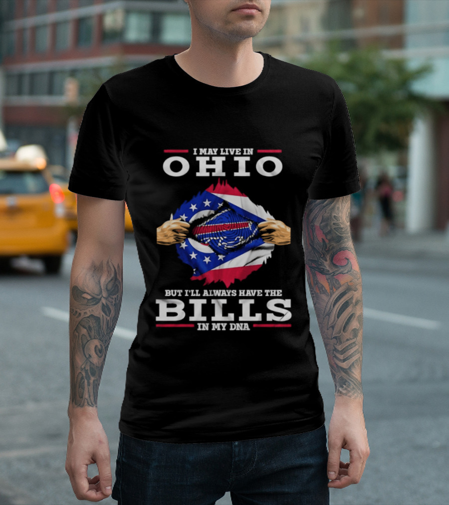 Ohio Pride With Buffalo Bills Spirit In My DNA T-Shirt
