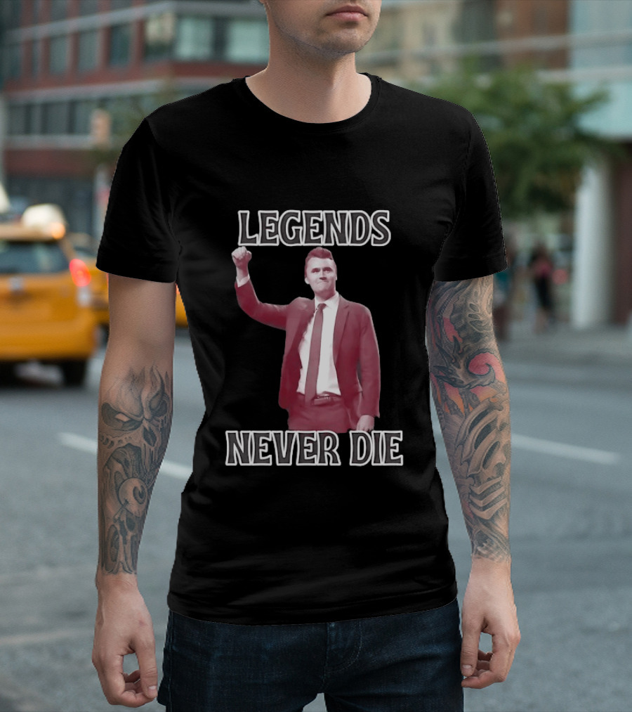 Charlie Kirk Legends Never Die Turning Point USA T-Shirt