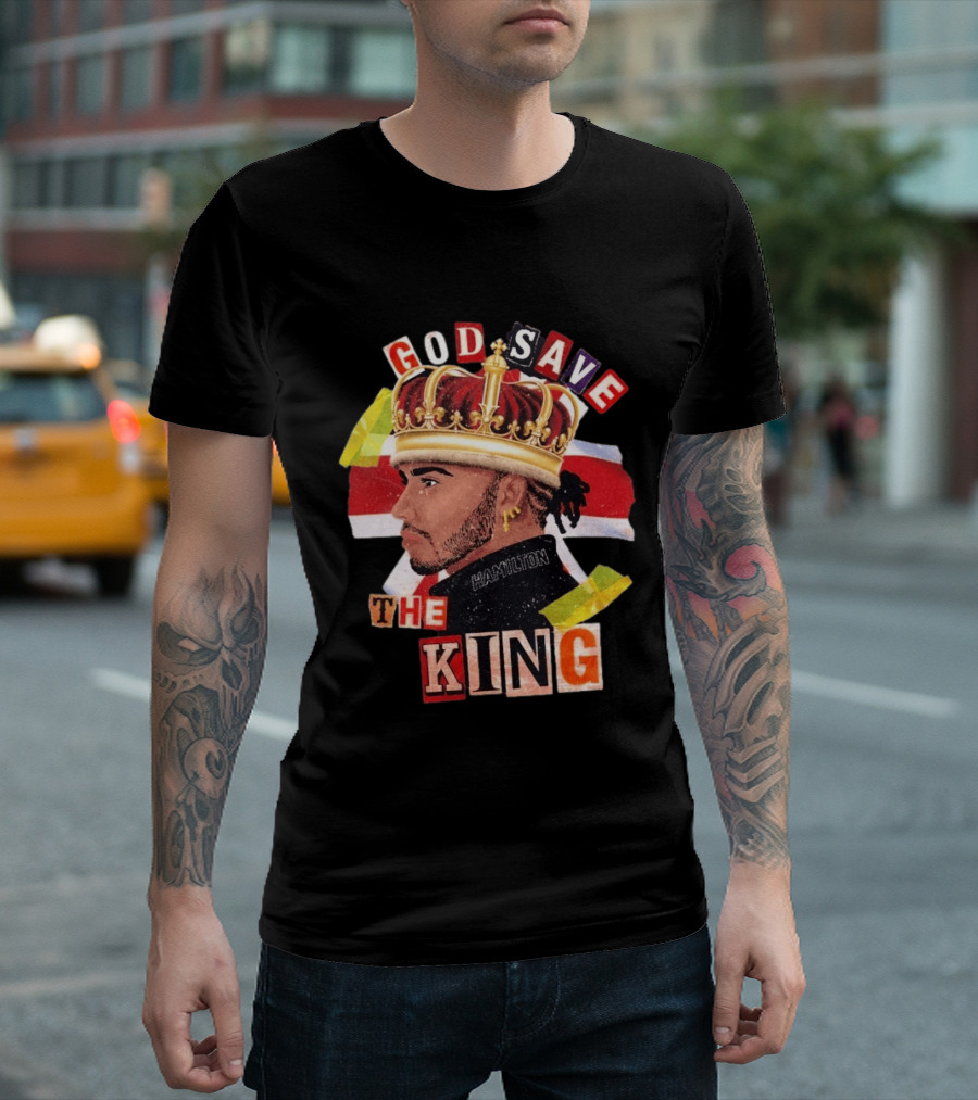 God Save The King Lewis Hamilton Crowned British Champion T-Shirt