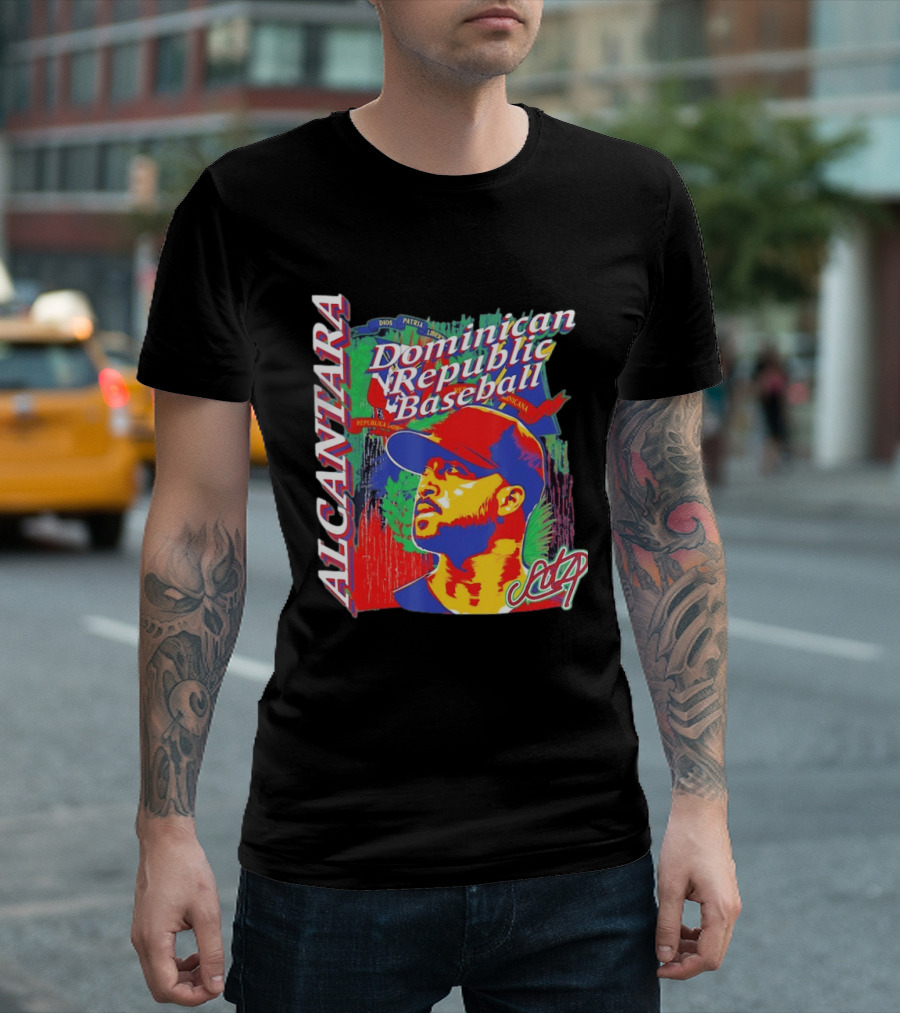 Alcantara Dominican Republic Baseball MLB Sandy T-Shirt