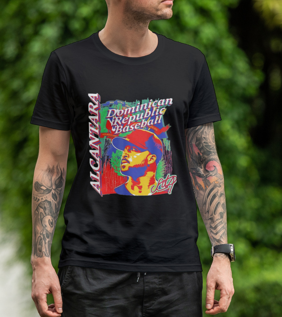 Alcantara Dominican Republic Baseball MLB Sandy T-Shirt