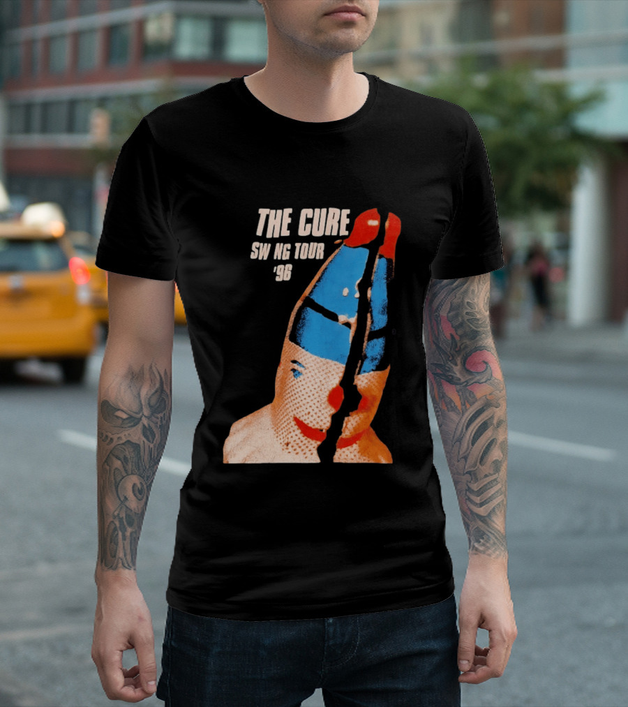 The Cure Swing Tour 96 Clown Face T-Shirt