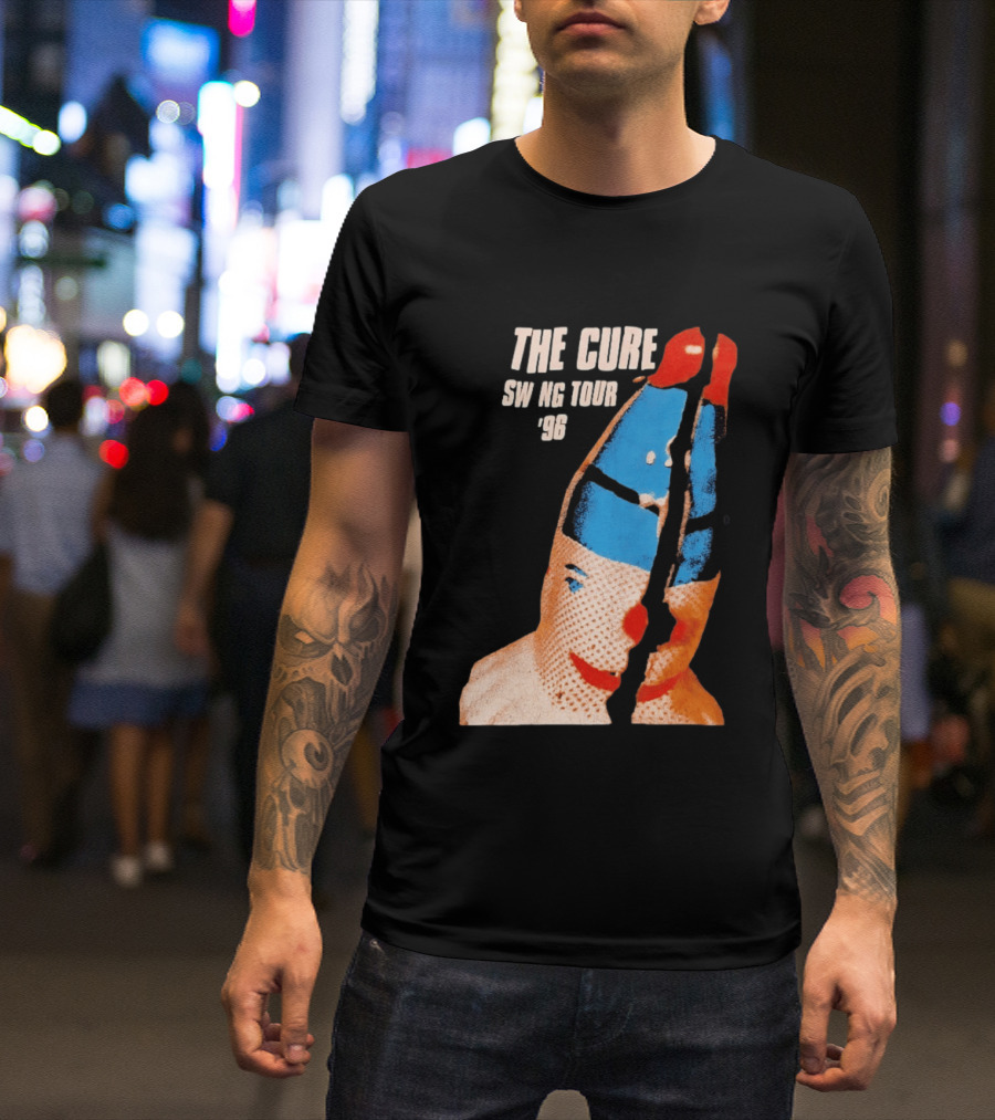 The Cure Swing Tour 96 Clown Face T-Shirt