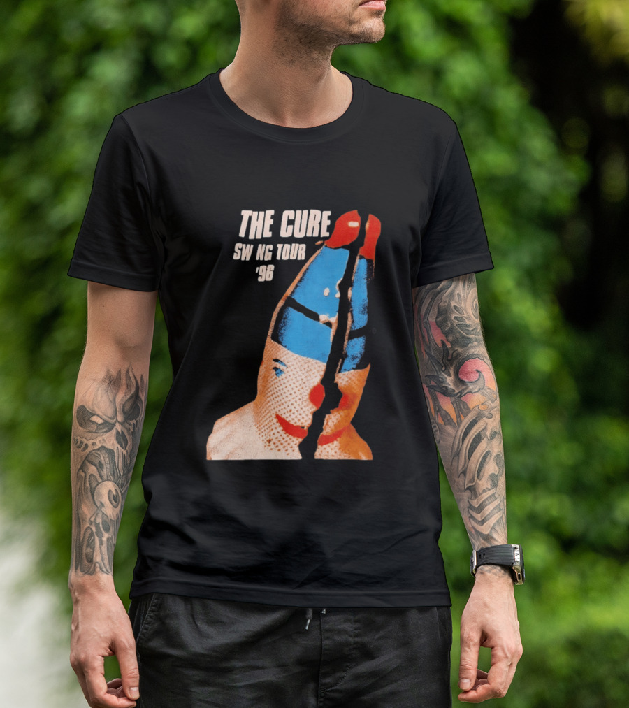 The Cure Swing Tour 96 Clown Face T-Shirt