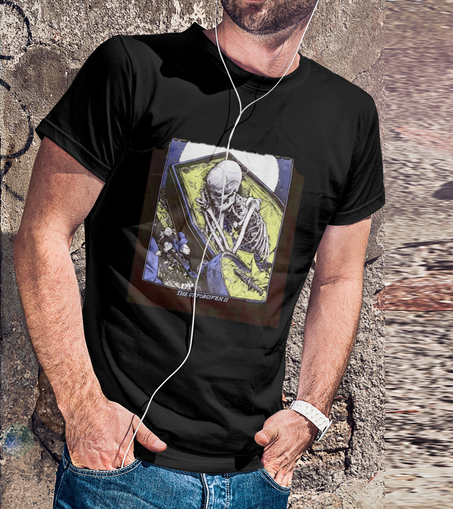 The Unforgiven II Skeleton Coffin Floral T-Shirt