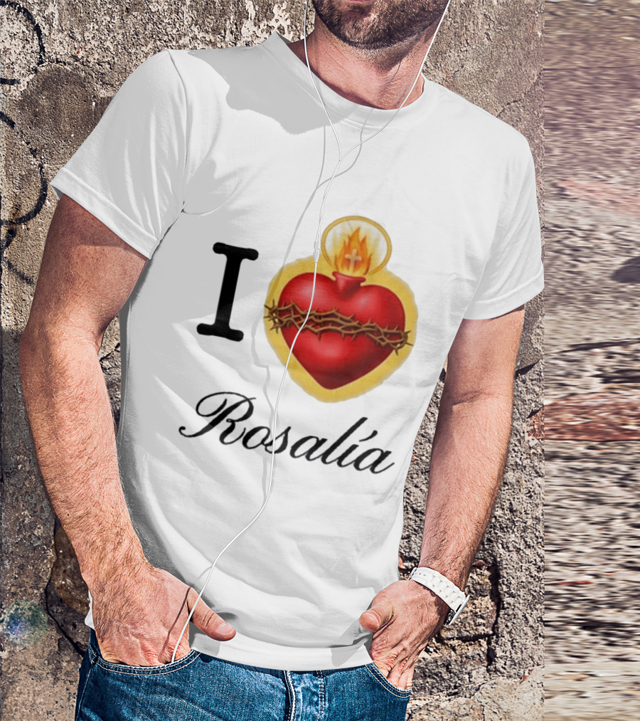 I Love Rosalía Sacred Heart T-Shirt