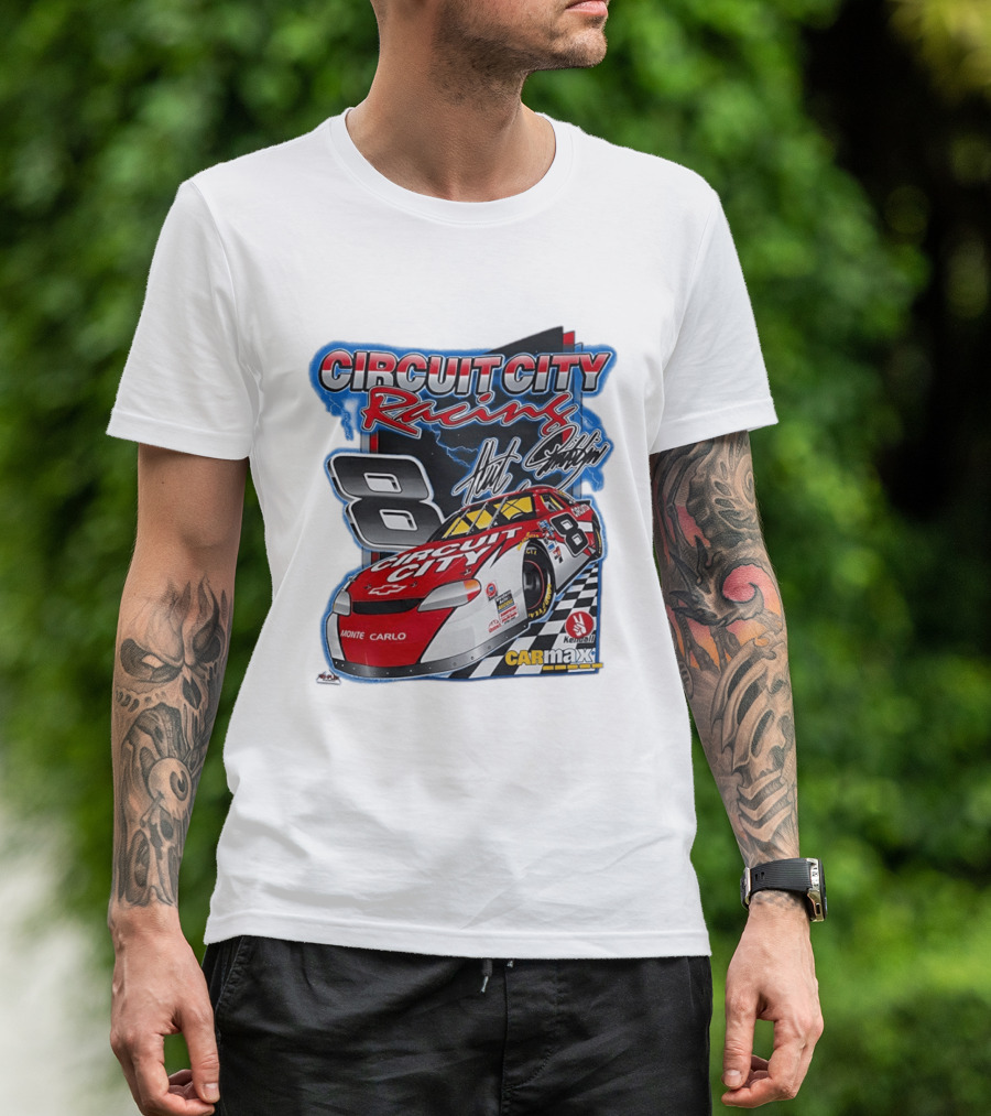 Circuit City Racing Monte Carlo 8 Chevrolet Carmax Kendall NASCAR T-Shirt