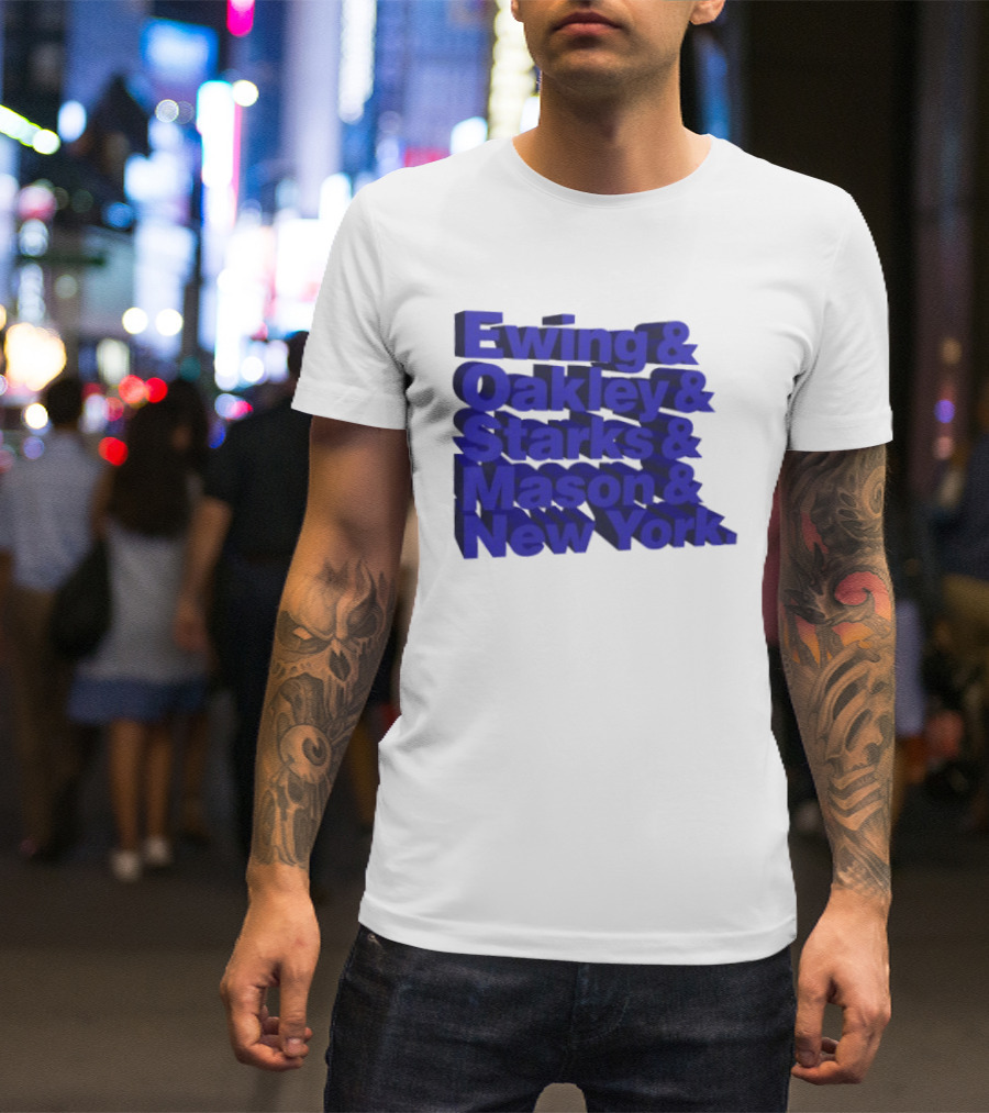 Ewing Oakley Starks Mason New York Knicks Legends T-Shirt