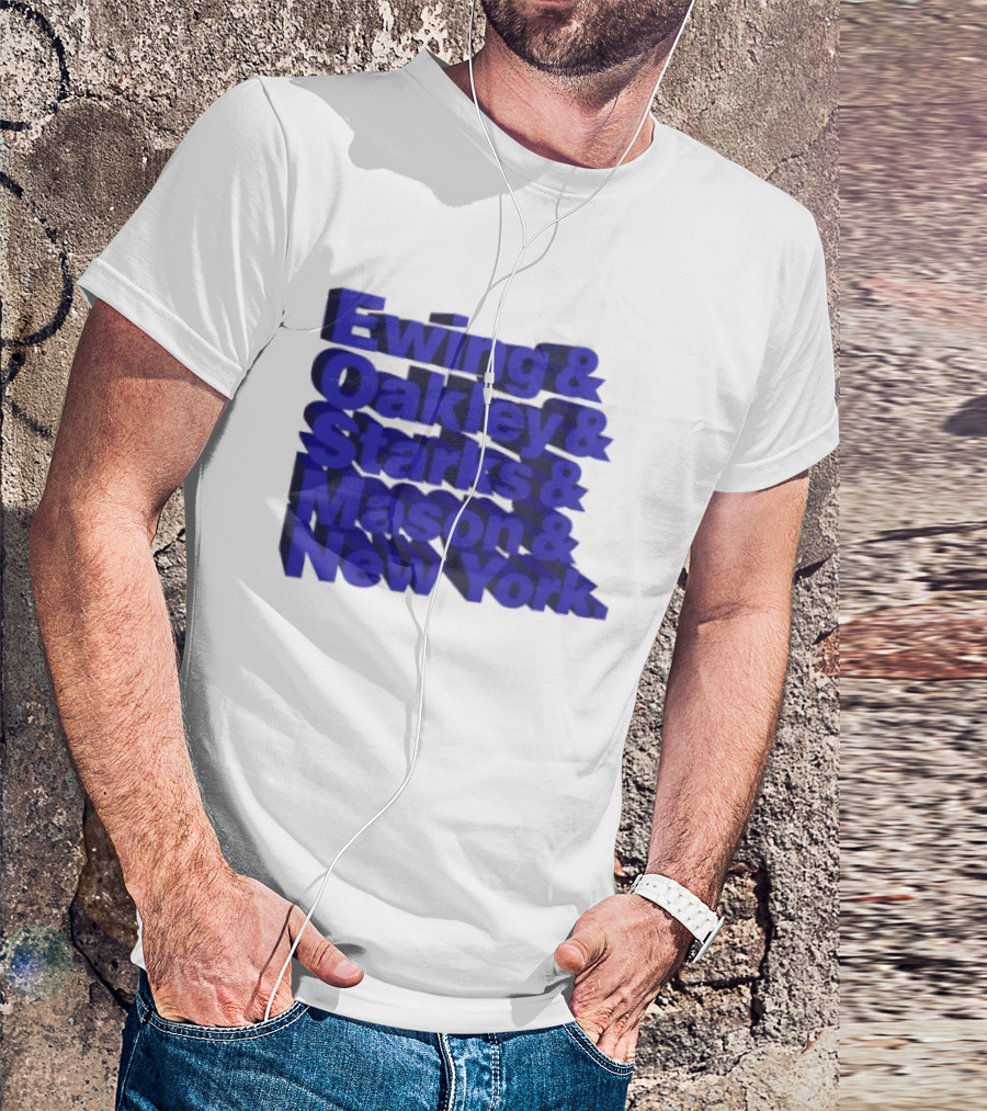 Ewing Oakley Starks Mason New York Knicks Legends T-Shirt