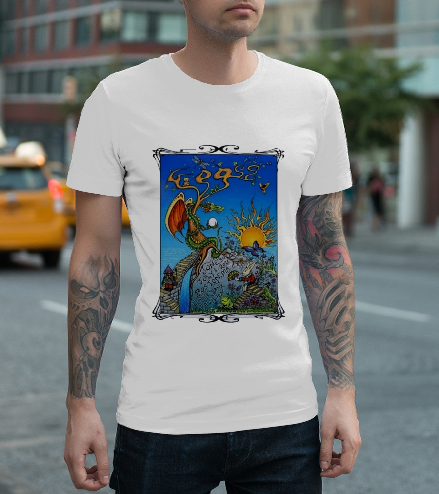 Goose July 2026 Boston Dragon Fantasy Art Leader Bank Pavilion T-Shirt