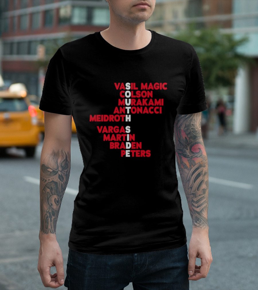 South Side Baseball 2026 Vasil Magic Colson Murakami Antonacci White Sox T-Shirt