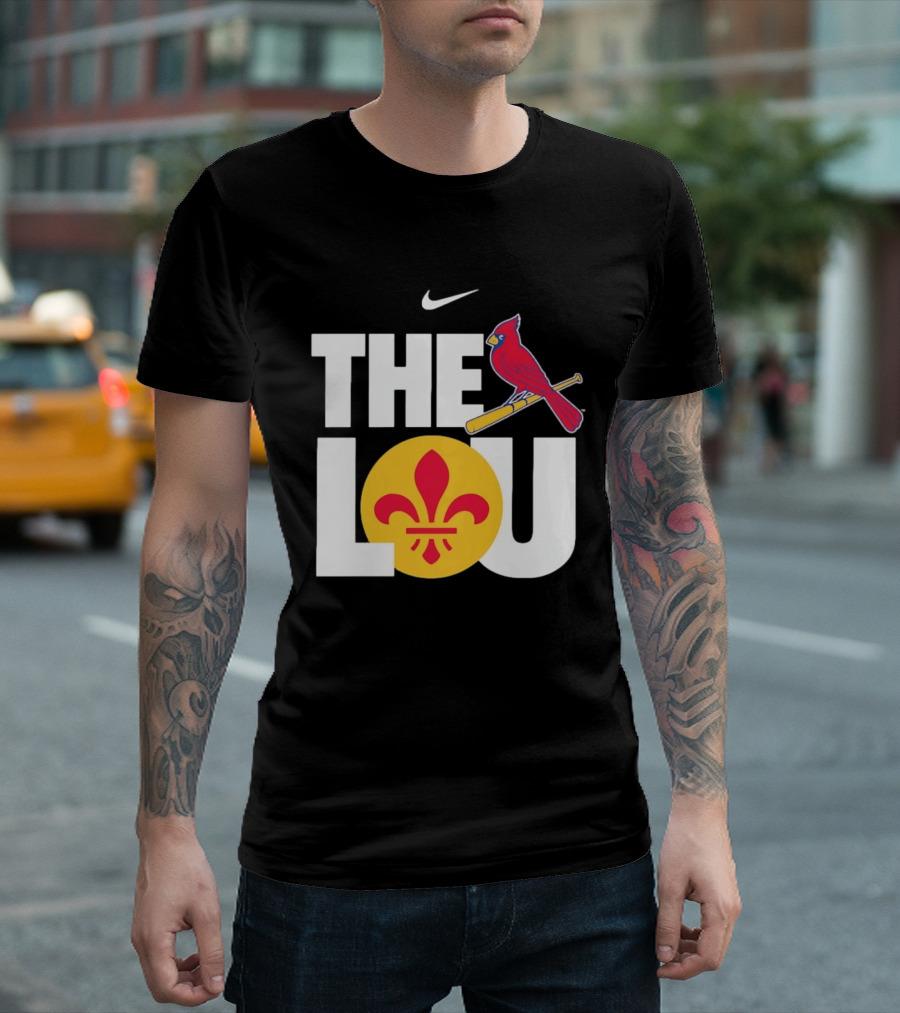 Nike St. Louis Cardinals The Lou Fleur De Lis Classic Baseball Fan Gear T-Shirt