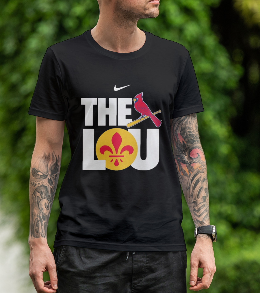 Nike St. Louis Cardinals The Lou Fleur De Lis Classic Baseball Fan Gear T-Shirt