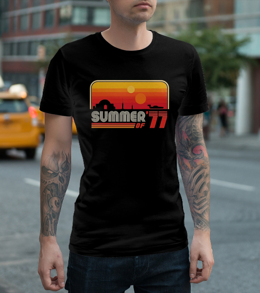 Summer Of '77 Retro Sunset Vibes T-Shirt