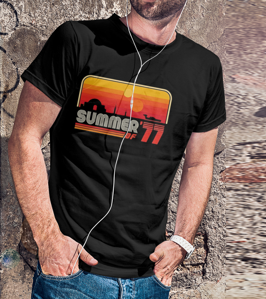 Summer Of '77 Retro Sunset Vibes T-Shirt