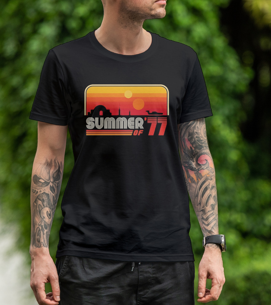 Summer Of '77 Retro Sunset Vibes T-Shirt