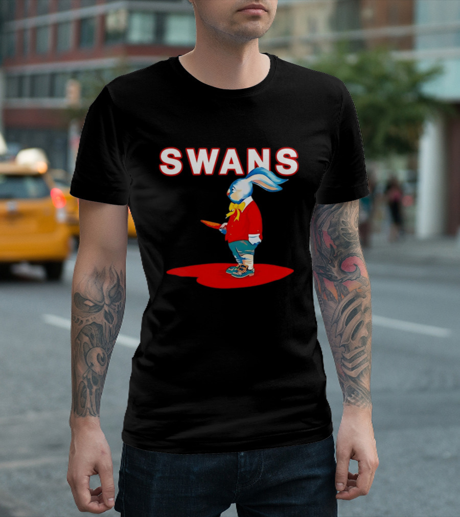 Swans Rabbit With Carrot Red Suit Michael Gira T-Shirt
