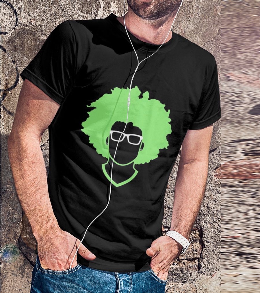 Olivia Miles Neon Afro Glasses Outline Minnesota Lynx T-Shirt