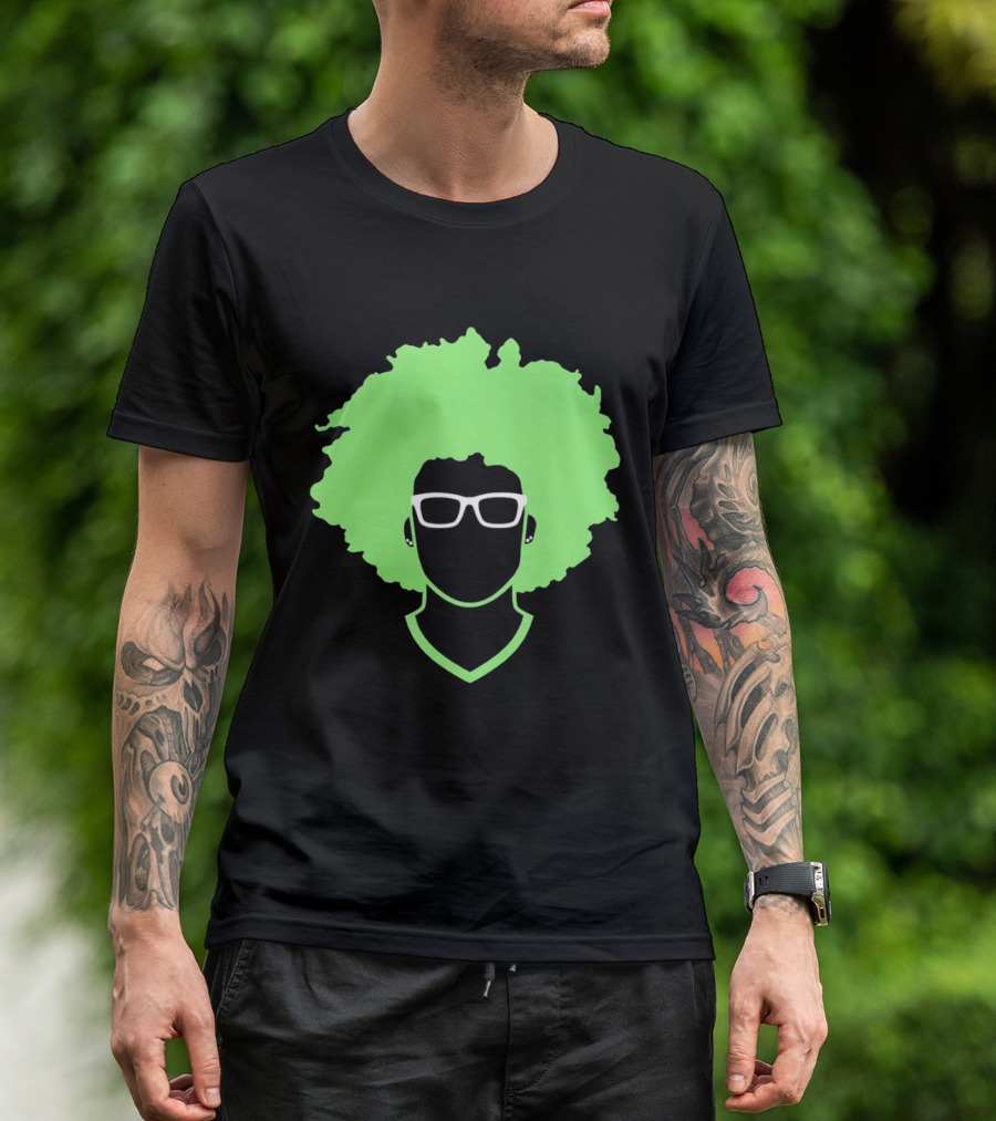 Olivia Miles Neon Afro Glasses Outline Minnesota Lynx T-Shirt