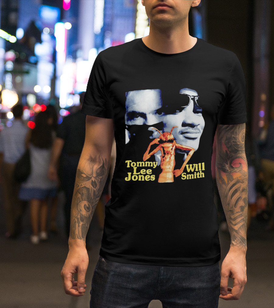 Tommy Lee Jones Will Smith Alien Men In Black T-Shirt