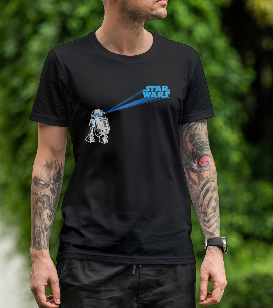Star Wars R2D2 Projection T-Shirt