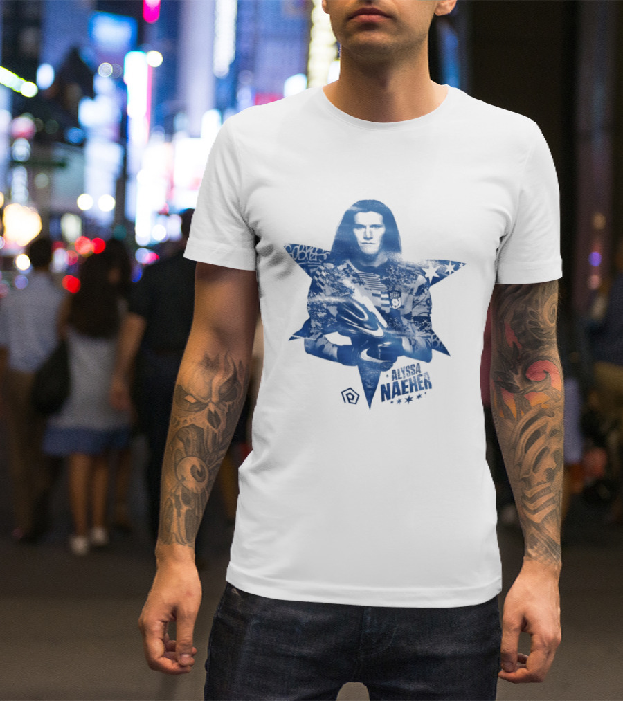 Alyssa Naeher Chicago Stars FC Blue Star T-Shirt