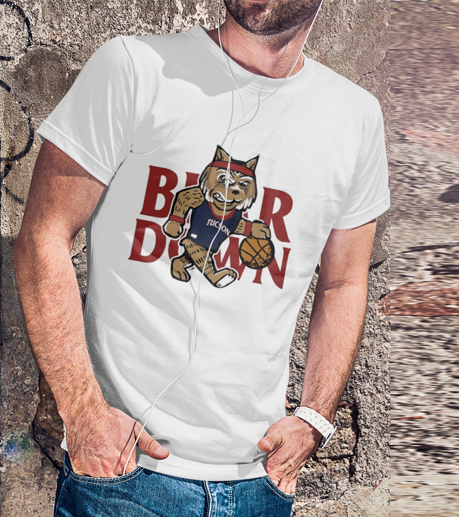 Bear Down Tucson Wildcats Basketball T-Shirt