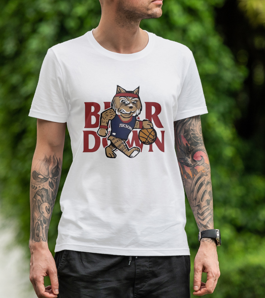 Bear Down Tucson Wildcats Basketball T-Shirt