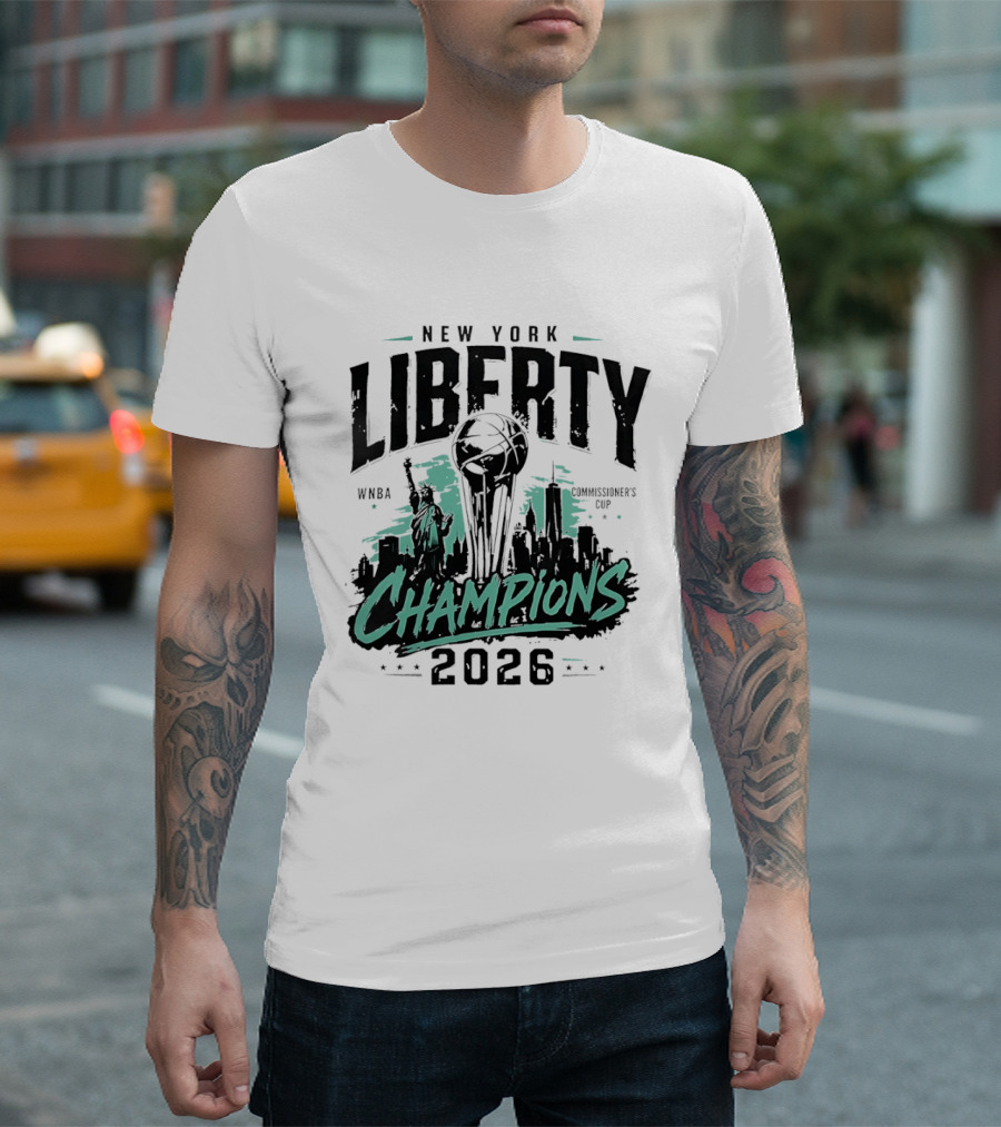 New York Liberty WNBA Champions 2026 T-Shirt
